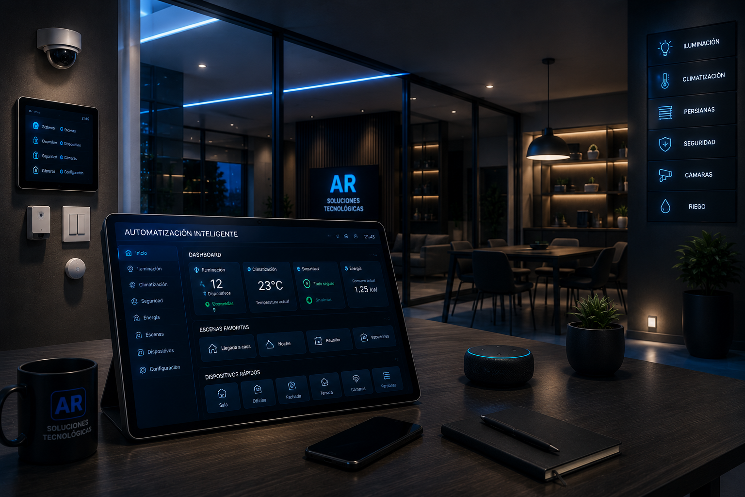 Automatización empresarial y domótica