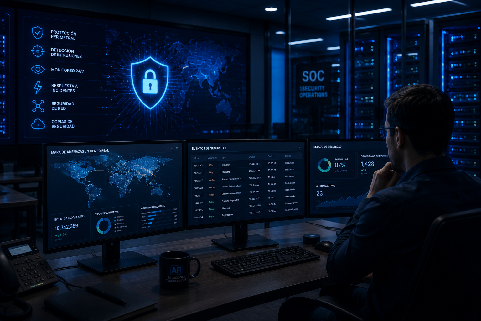 Servicios de ciberseguridad empresarial