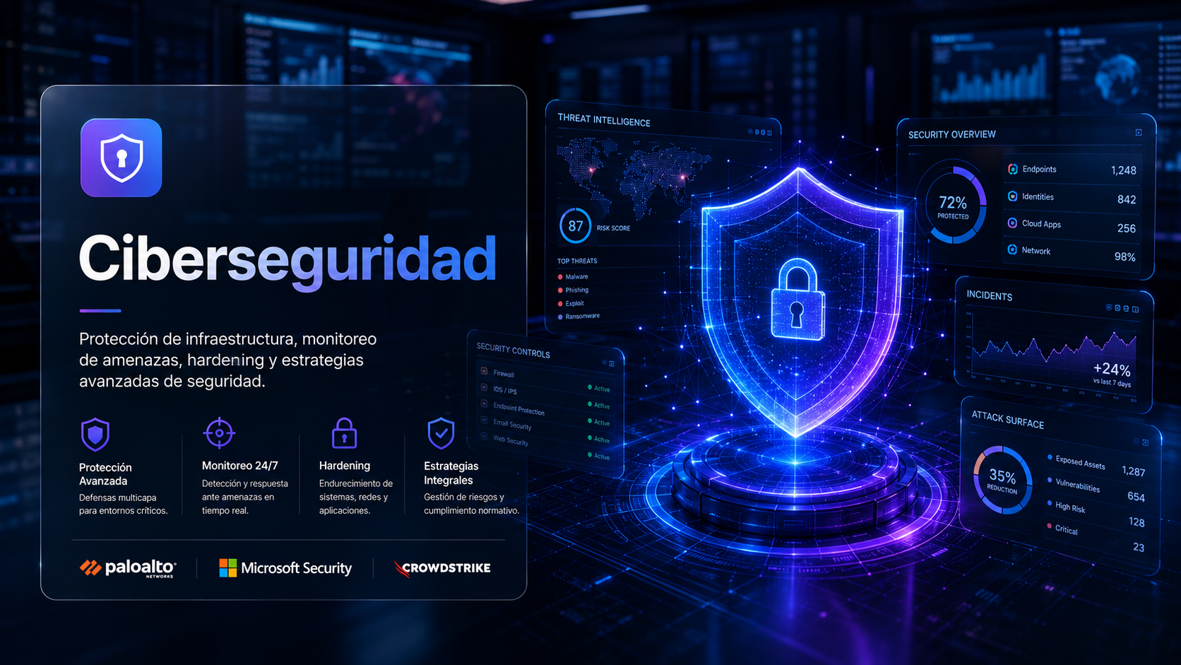 Servicios empresariales de ciberseguridad
